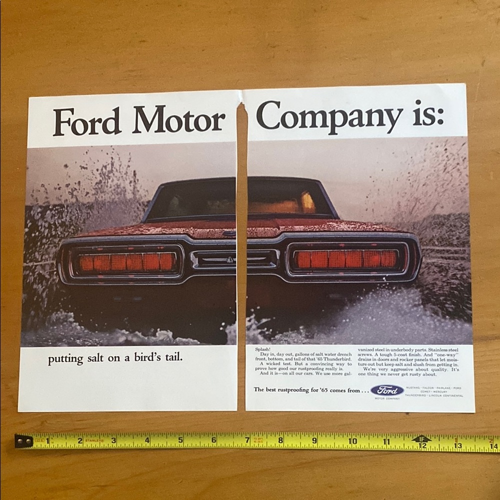 Vintage Ford Motor Company Advertisement